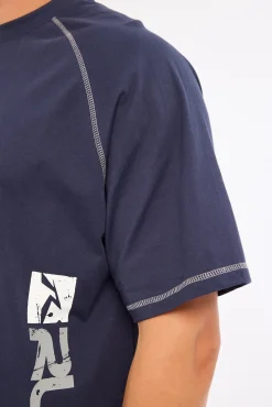 Stone Cold Tee Navy Blue