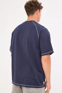Stone Cold Tee Navy Blue