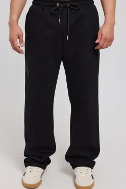 Straight Leg Track Pant Black