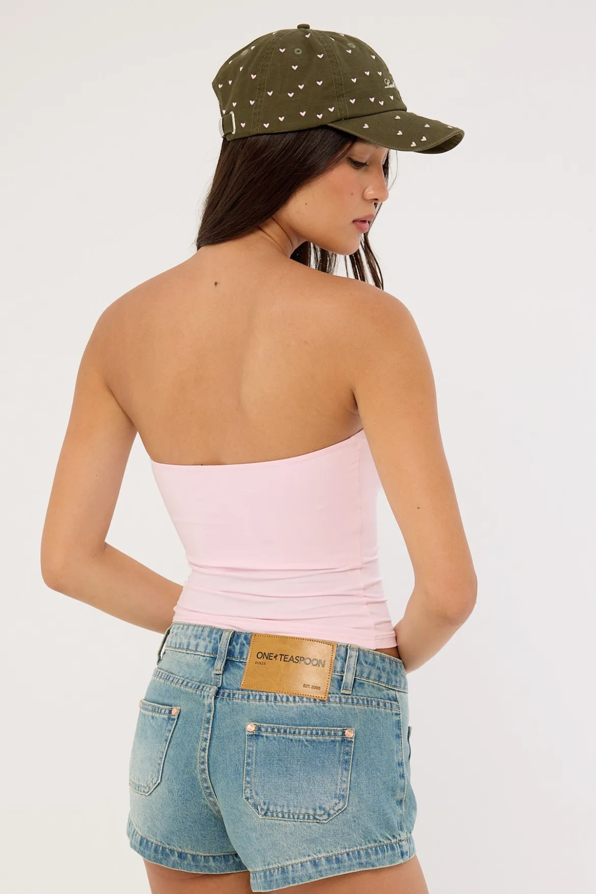 Strapless Tube Top Pink