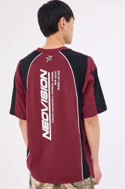 Stratum Oversize Super Heavy Tee Merlot