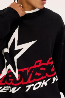 Stratus Knit Sweater Black