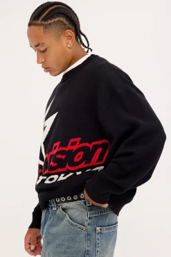 Stratus Knit Sweater Black