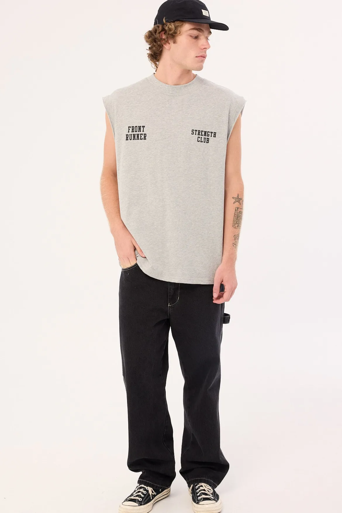 Strength Tank Grey Marle