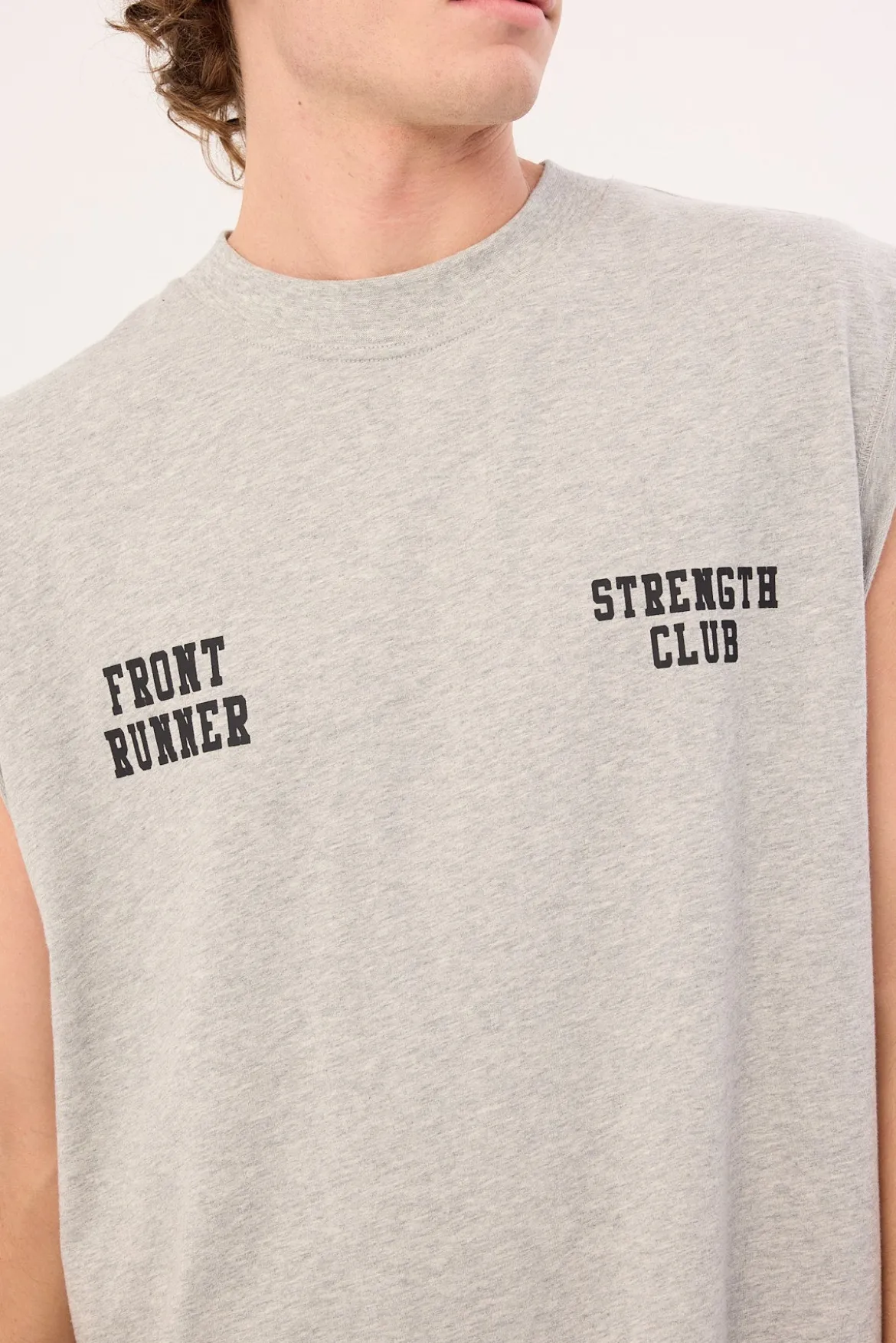 Strength Tank Grey Marle