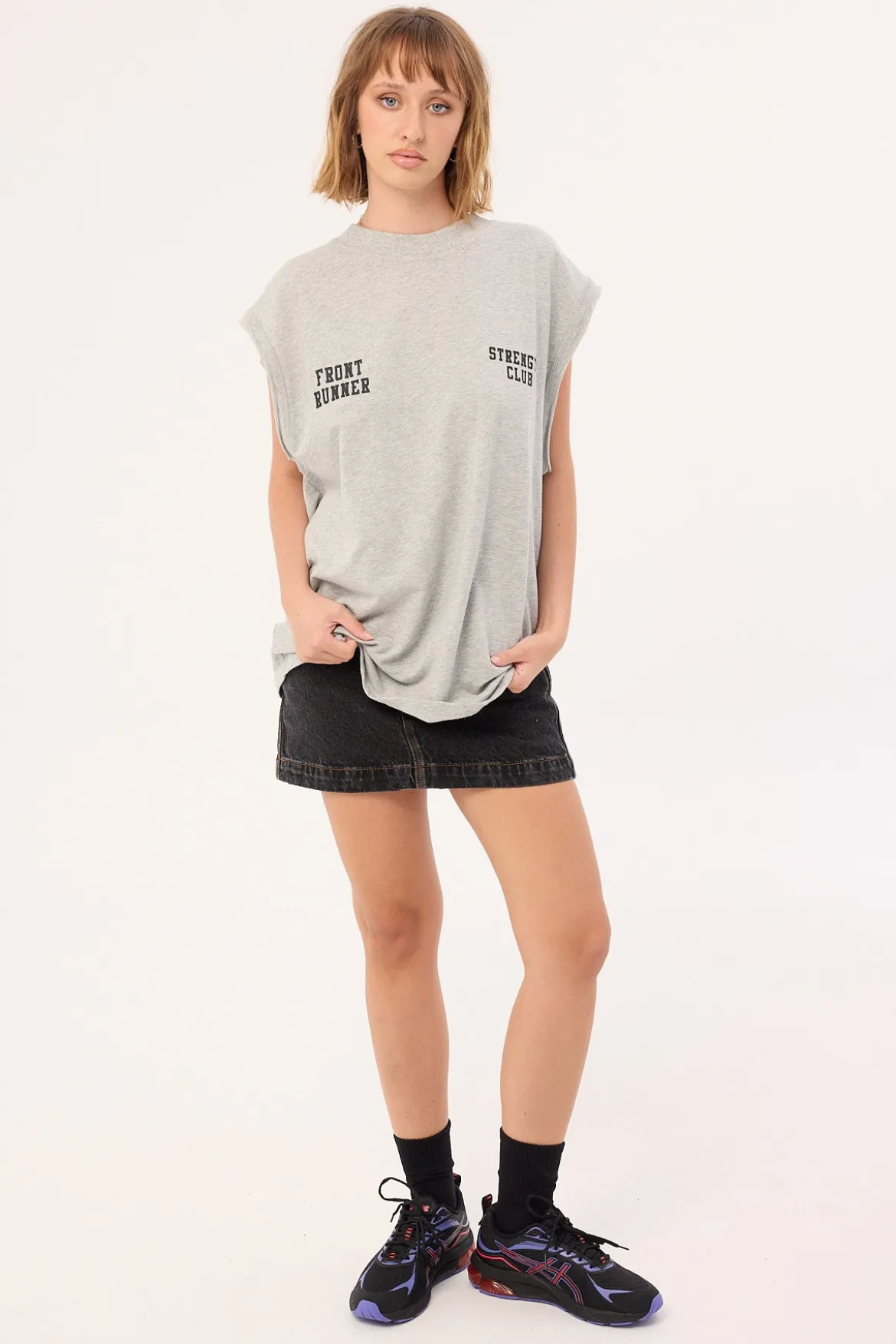 Strength Tank Grey Marle