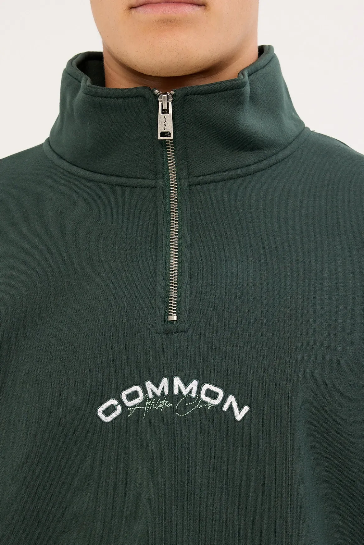 Stride Quarter Zip Sweater Dark Green