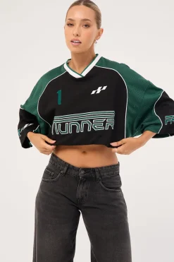 Striker Jersey Black Emerald
