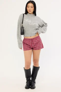 Studio Issue Knit Sweater Light Grey Marle