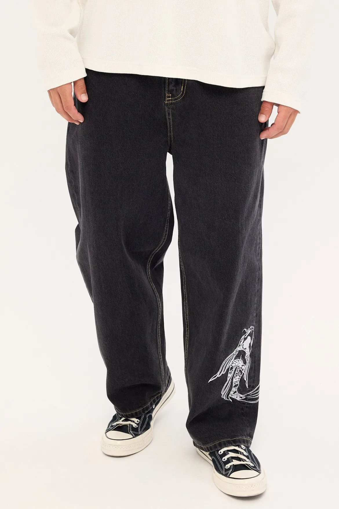 Sumi Baggy Jean Storm Black