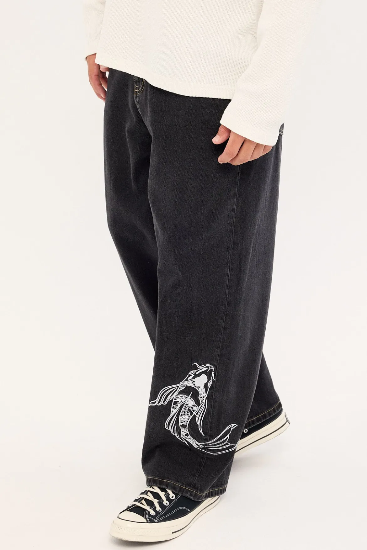 Sumi Baggy Jean Storm Black