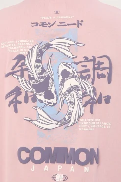 Sumi Cropped Heavyweight Easy Tee Purple Haze