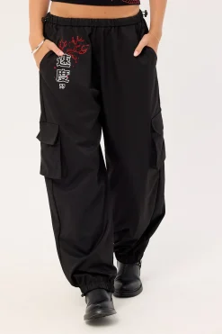 Sumi Dragon Cargo Pant Black