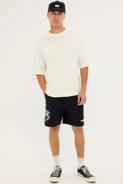 Sumi Elastic Waist Short Black