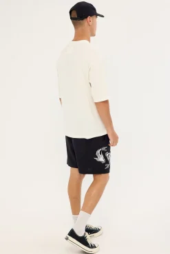 Sumi Elastic Waist Short Black