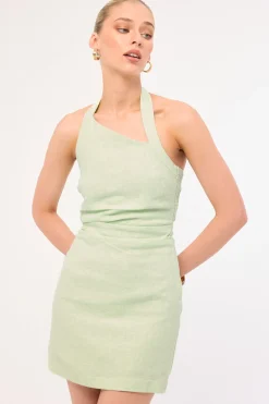 Sundae Linen Mini Dress Mint