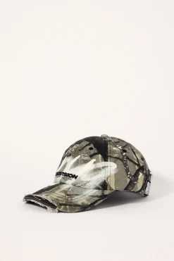 Supernova Distressed Dad Cap Camo