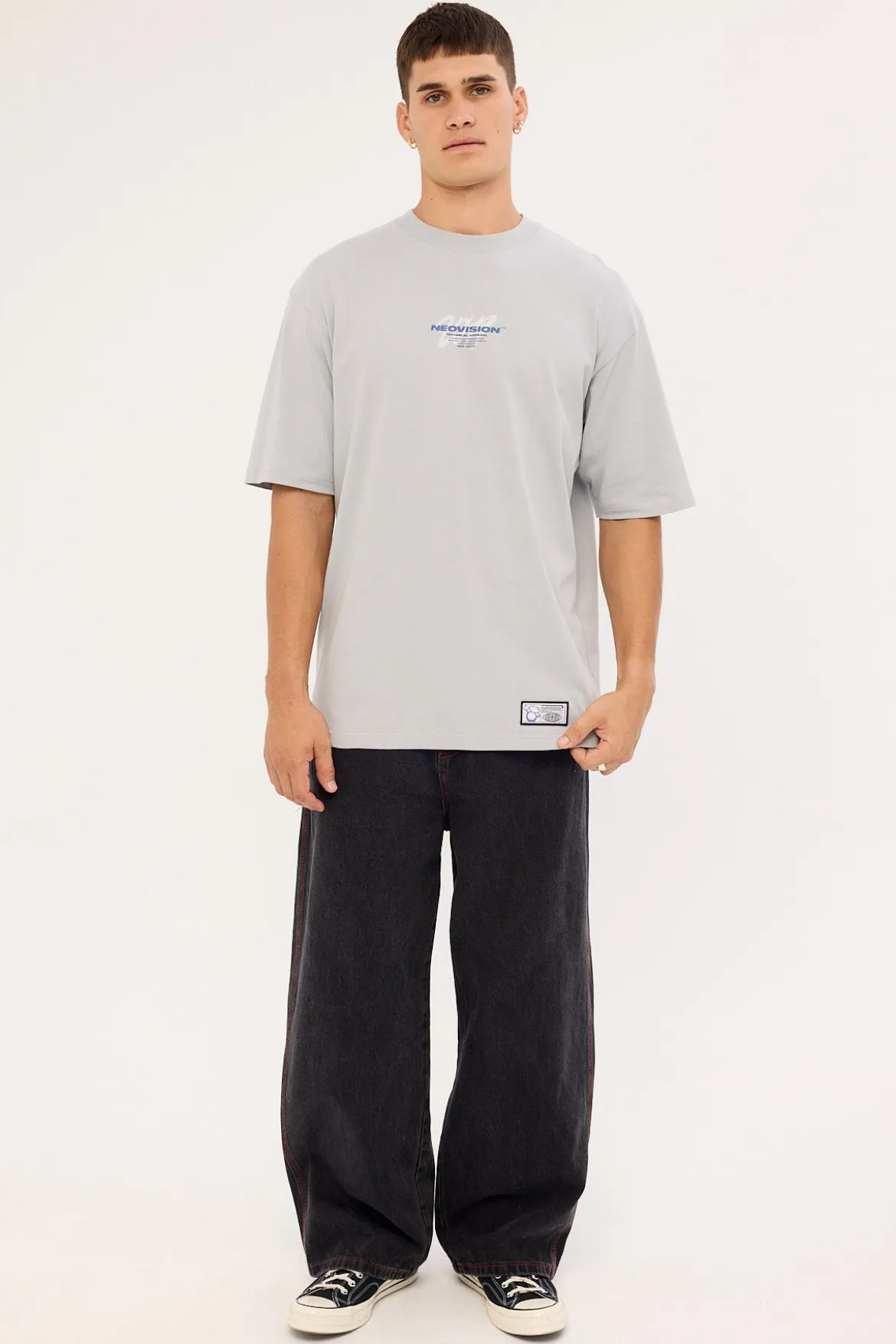 Supernova Oversize Super Heavy Tee Grey