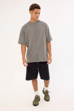 Superstition Biggest Slacker Baggy Carpenter Short Aged Black