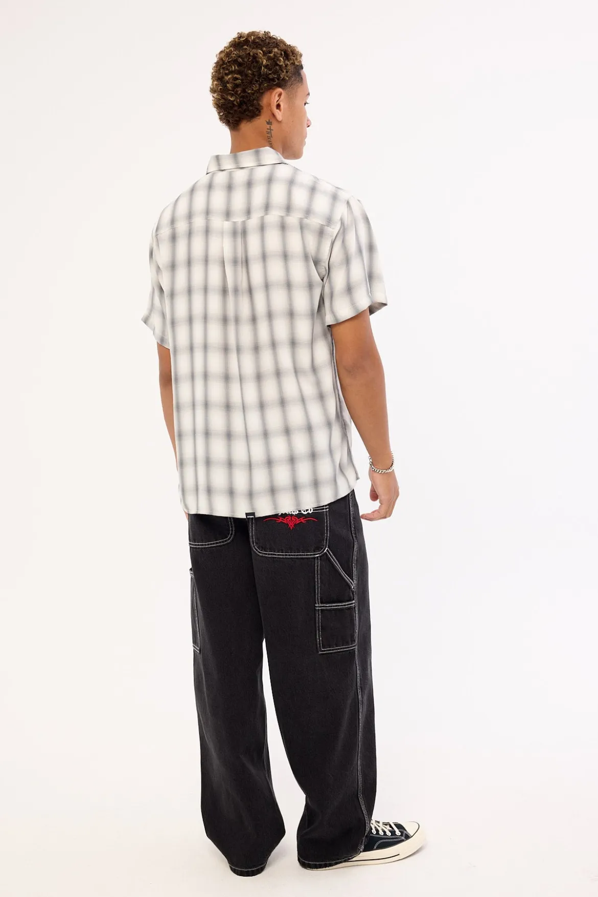 Superstition Biggest Slacker Baggy Carpenter Jean Aged Black