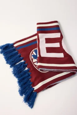 Supporter Knit Scarf Burgundy