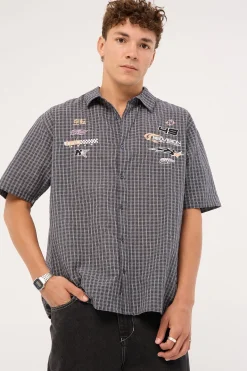 Surge Oversize Short Sleeve Shirt Black