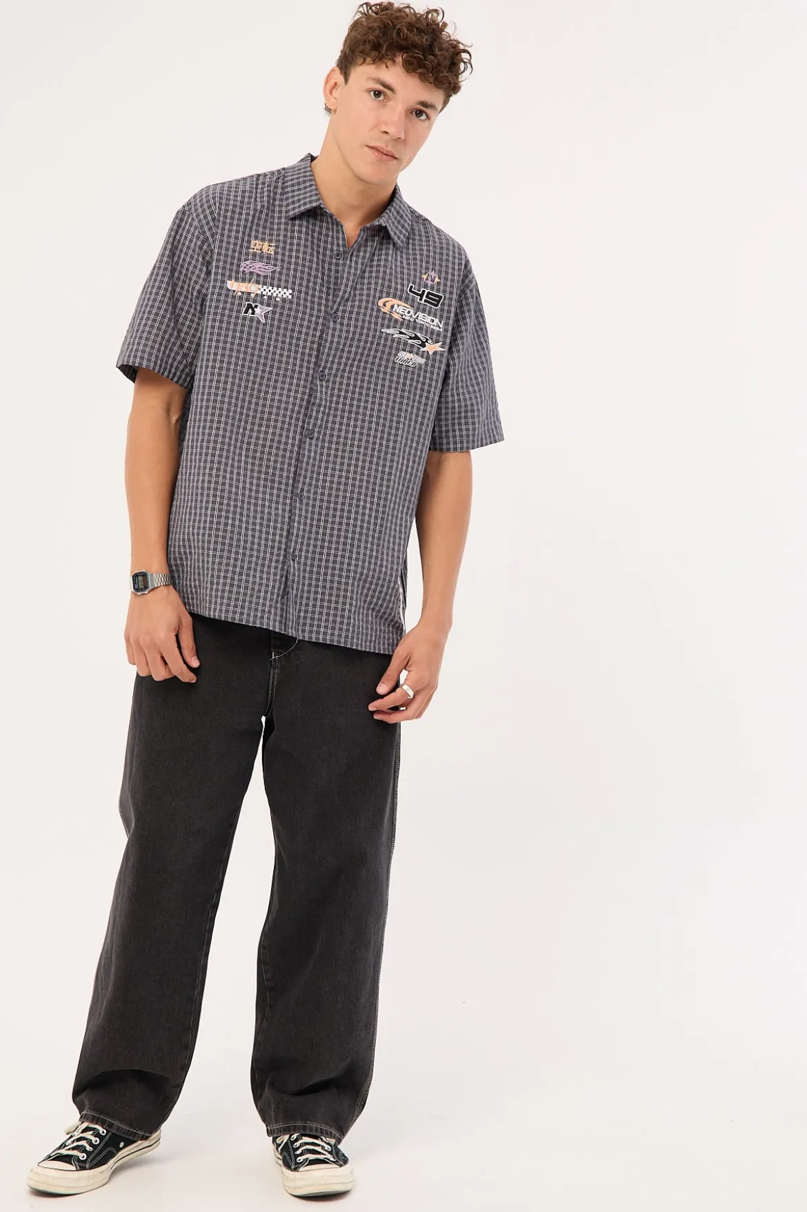 Surge Oversize Short Sleeve Shirt Black