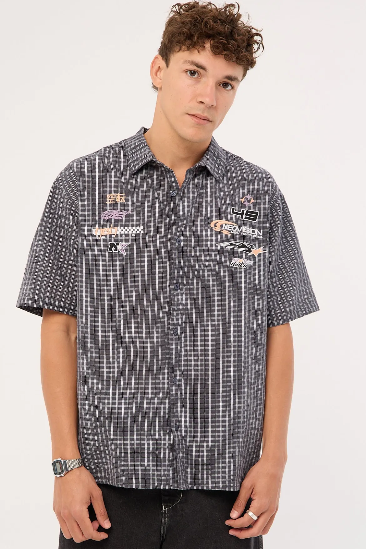 Surge Oversize Short Sleeve Shirt Black