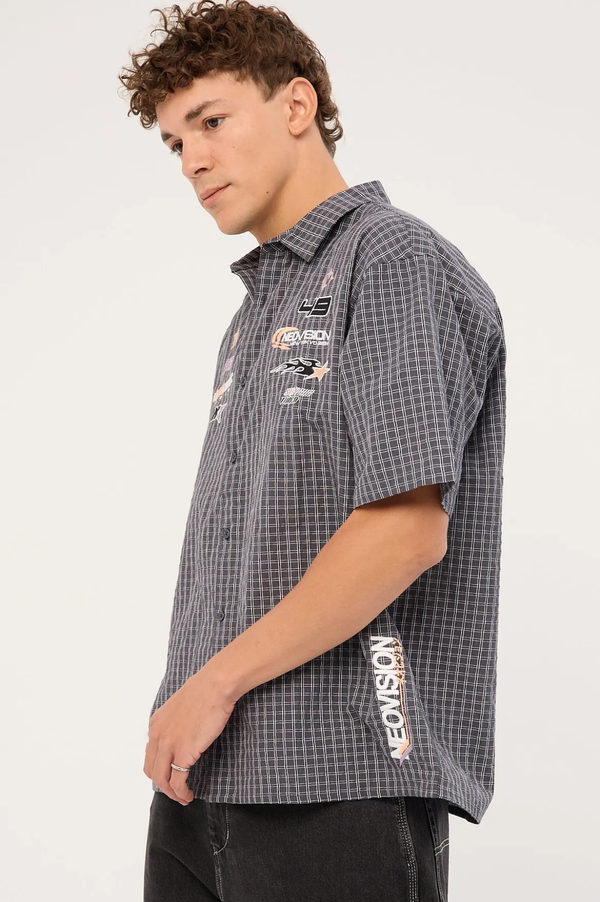 Surge Oversize Short Sleeve Shirt Black