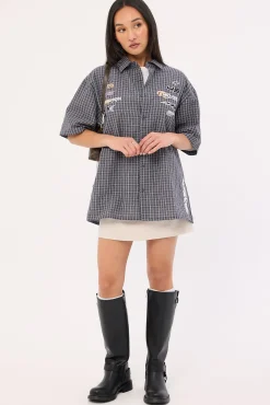 Surge Oversize Short Sleeve Shirt Black