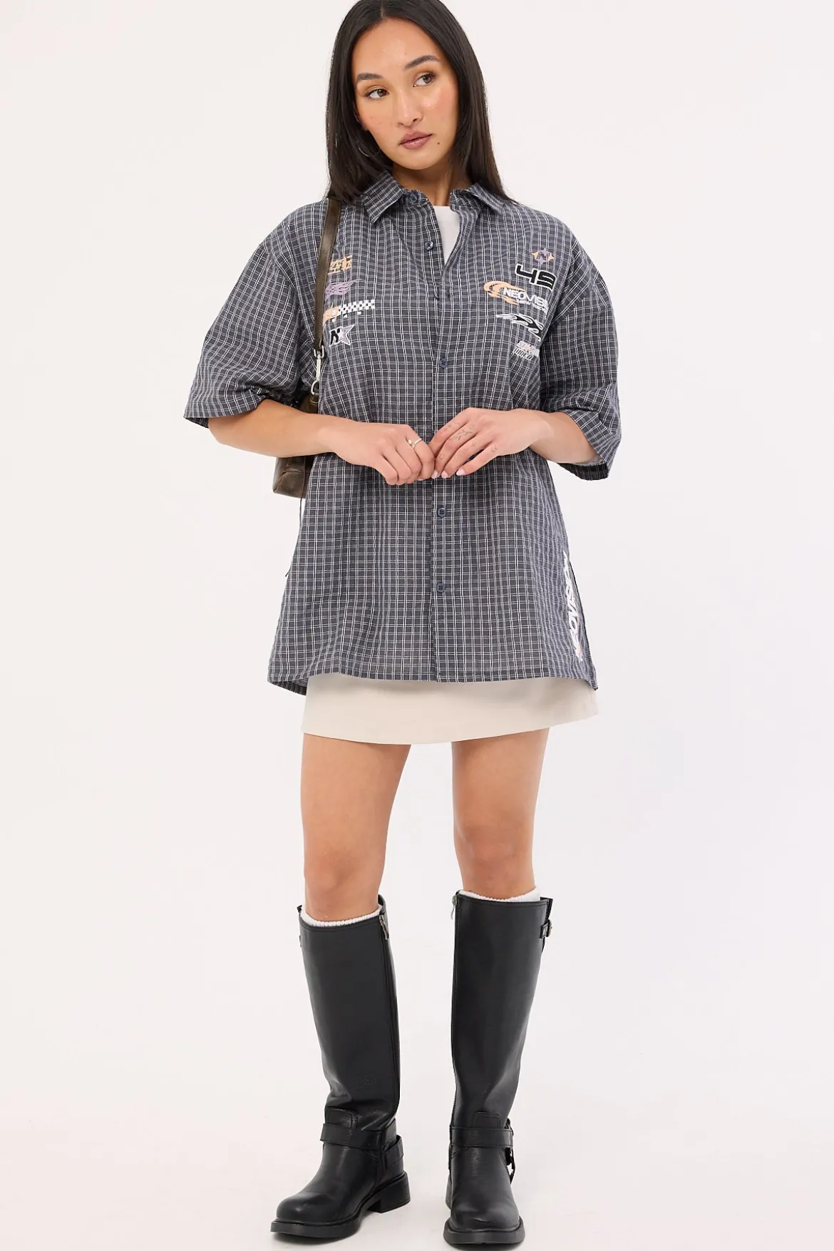 Surge Oversize Short Sleeve Shirt Black