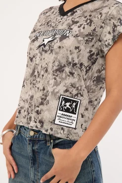 Surplus V Neck Jersey Relaxed Tee Camo