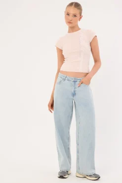 Suspended In Time Club Tee Mauve Chalk