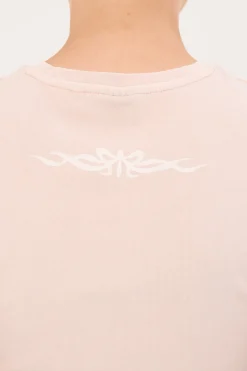 Suspended In Time Club Tee Mauve Chalk