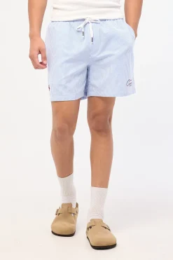 Swallows Cotton Short Blue Stripe