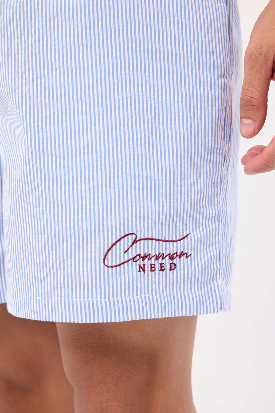 Swallows Cotton Short Blue Stripe