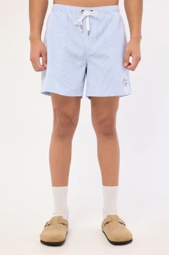 Swallows Cotton Short Blue Stripe