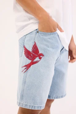 Swallows Denim Jort Haze Blue Denim