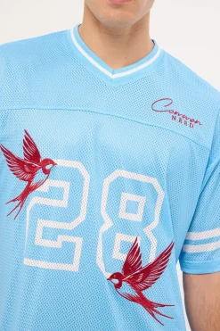 Swallows V-Neck Jersey Powder Blue