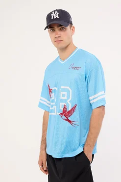 Swallows V-Neck Jersey Powder Blue