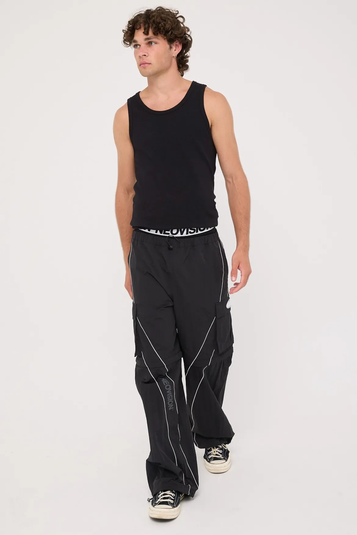 Sway Zip Off Cargo Pant Black