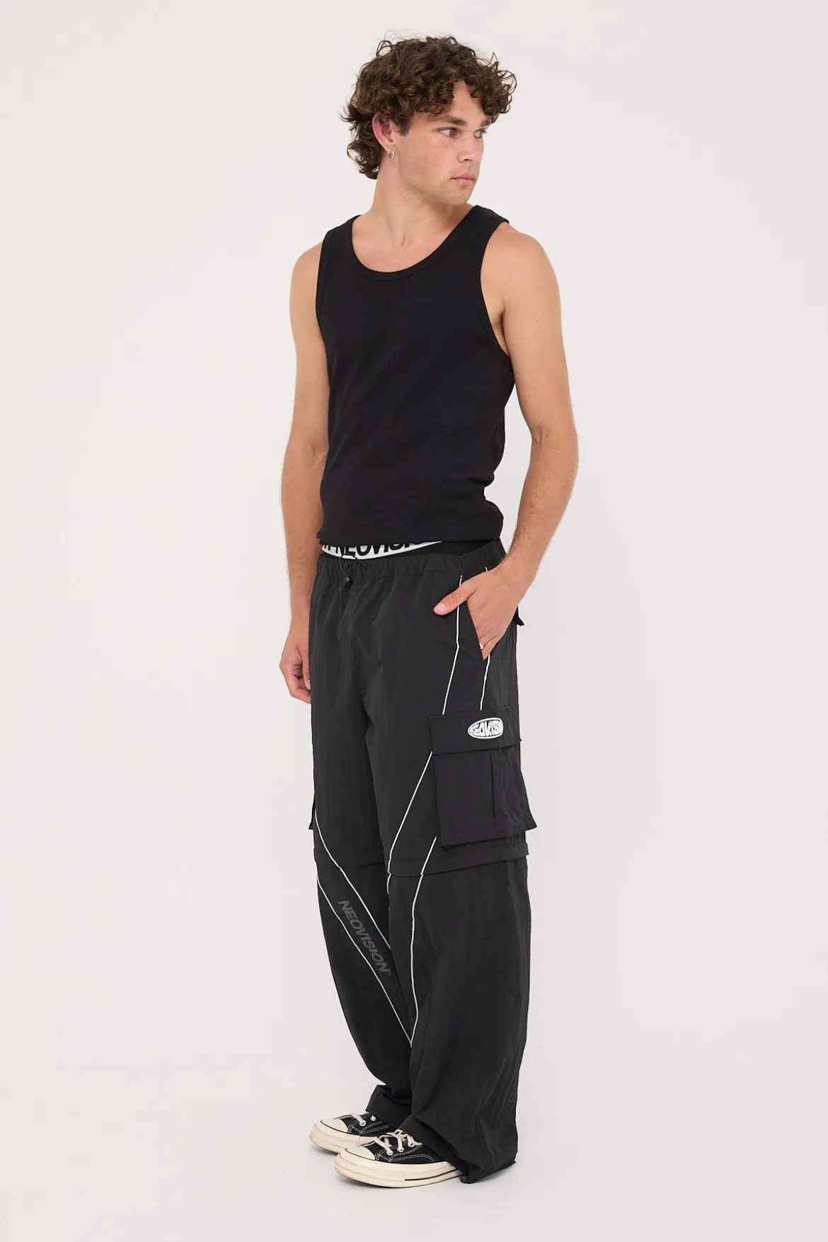 Sway Zip Off Cargo Pant Black