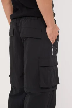 Sway Zip Off Cargo Pant Black
