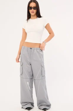 Sway Zip Off Cargo Pant Grey