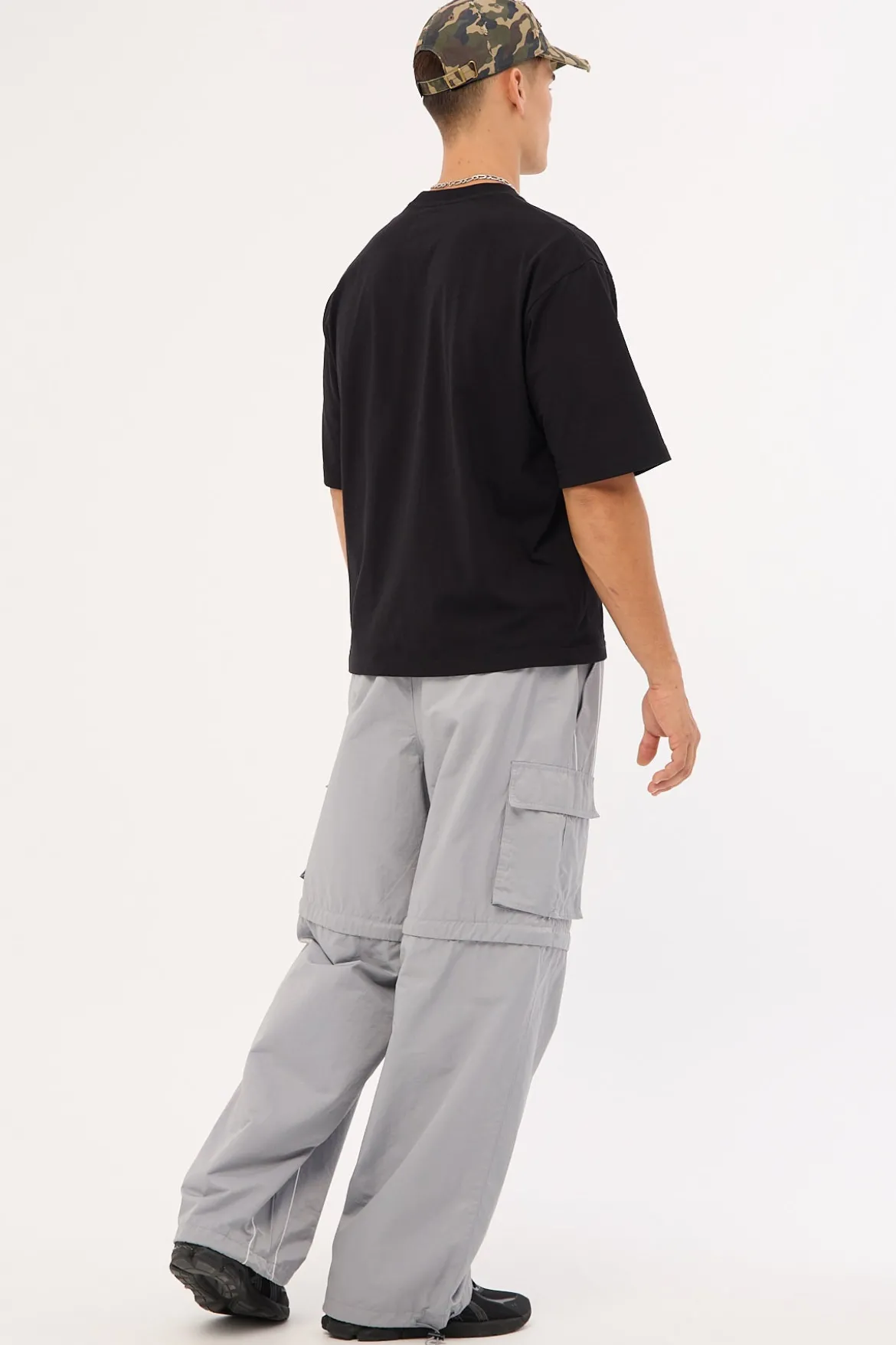 Sway Zip Off Cargo Pant Grey