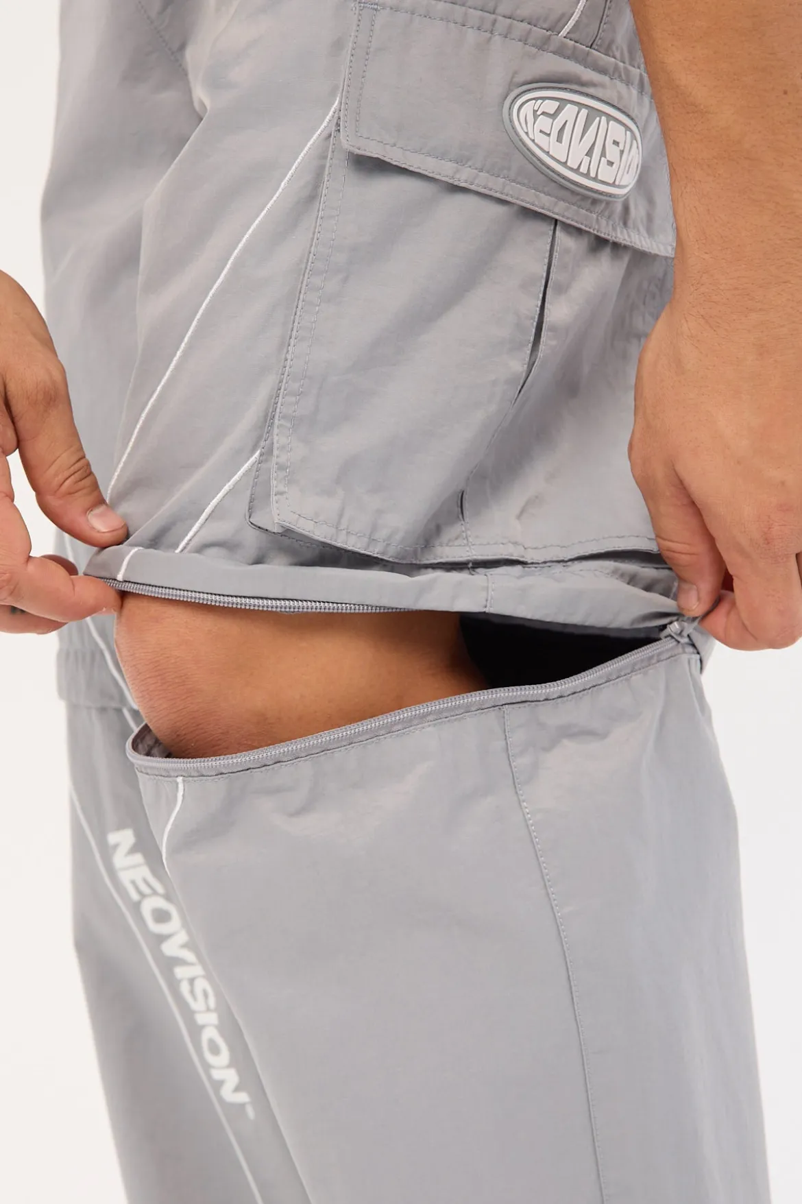 Sway Zip Off Cargo Pant Grey