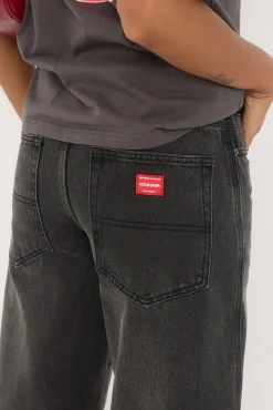 Sweeper Jean Dirty Black