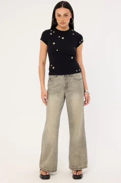 Sweeper Jean Dirty Grey