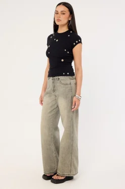Sweeper Jean Dirty Grey
