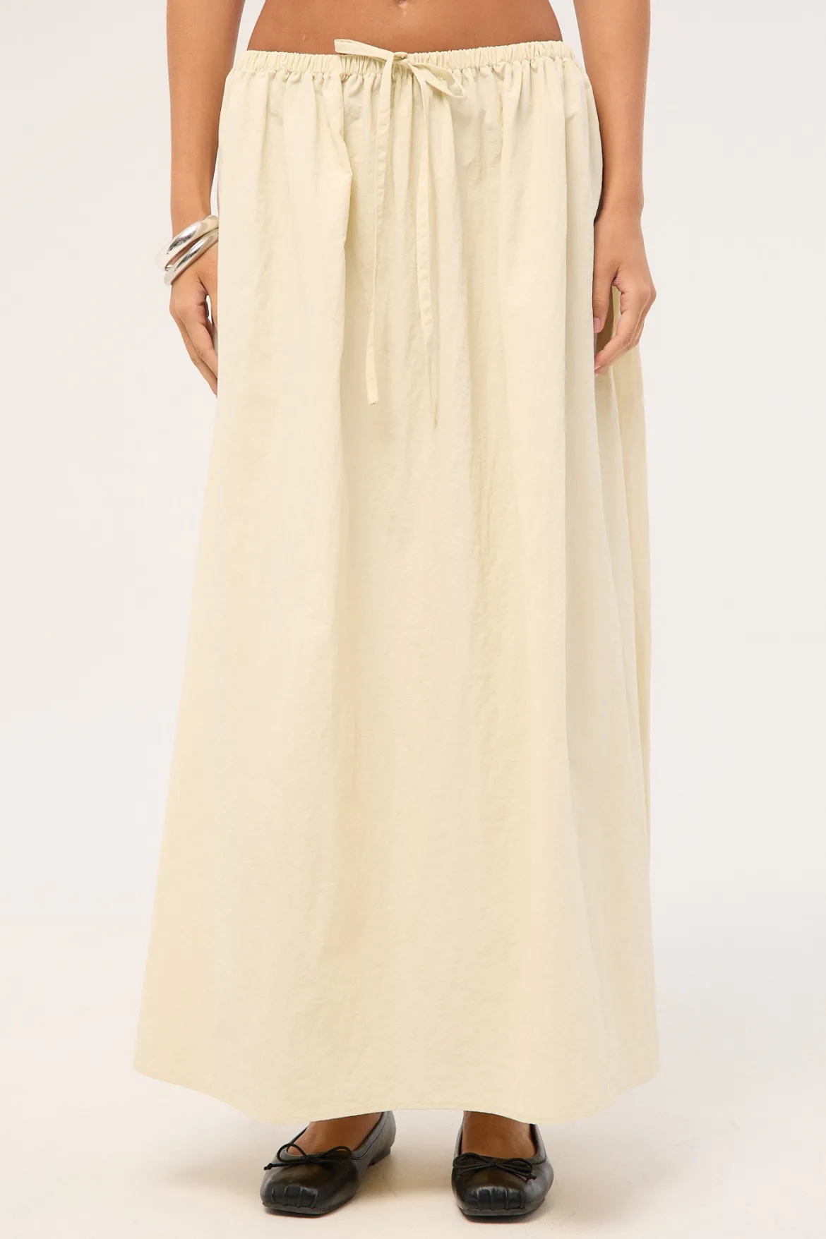 Sweet Escape Maxi Skirt Oyster